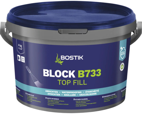 Mastic bitumineux Bostik BLOCK B733 TOP FILL 4 kg
