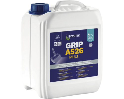 Sous-couche d'accrochage multiple Bostik Grip A526 5 l Sous-couche d'accrochage multiple Bostik Grip A526 5 l