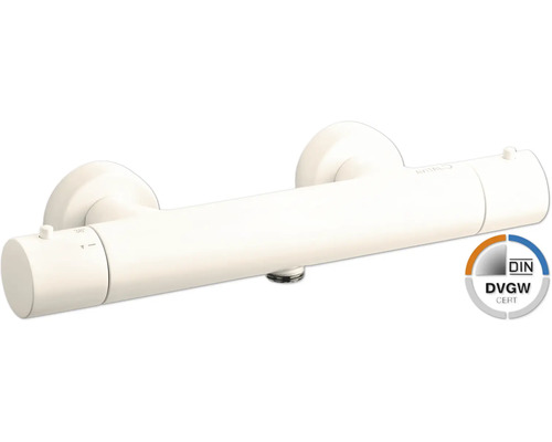 Robinet de douche avec thermostat AVITAL PADOLA blanc Robinet de douche avec thermostat AVITAL PADOLA blanc