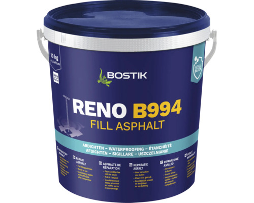 Asphalte de réparation Bostik Fill Asphalt B994 10 kg Asphalte de réparation Bostik Fill Asphalt B994 10 kg