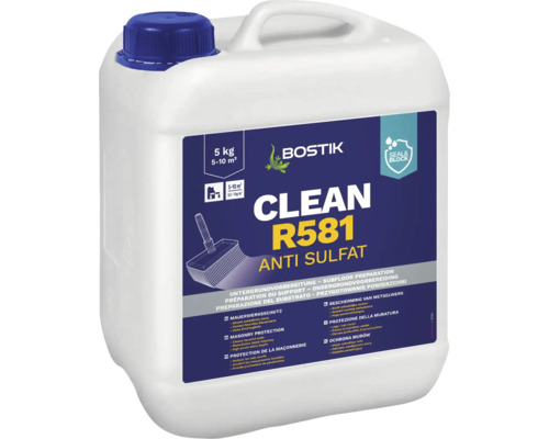 Protection de la maçonnerie Bostik CLEAN ANTISULFAT R581 5 l Protection de la maçonnerie Bostik CLEAN ANTISULFAT R581 5 l