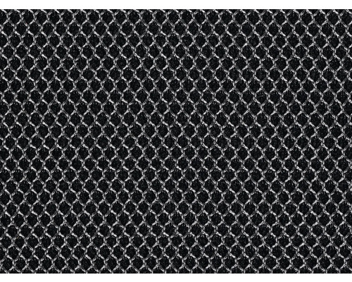 Gros plan d''un grillage métallique noir