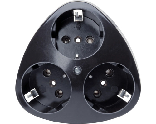 Prise triple en saillie noire ROTH LANGE 100505151 Prise triple en saillie noire ROTH LANGE 100505151