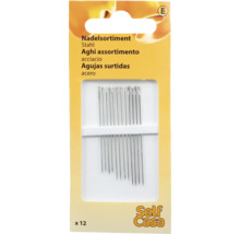 Assortiment d''aiguilles à coudre en acier, 12 pièces
