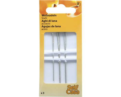 Aiguilles en acier pour coudre la laine en set