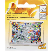 Paquet d''épingles à tête de verre, 30 pièces