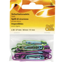 Paquet d''épingles de sûreté en acier de différentes tailles