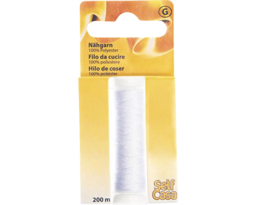 Fil à coudre en polyester sur bobine d''une longueur de 200 mètres