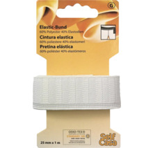 Élastique, 25 mm x 1 m, pour travaux textiles