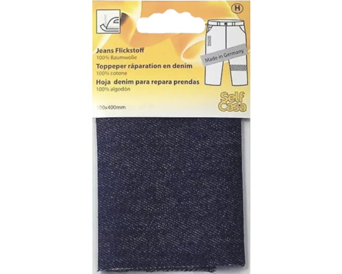 Jeans Flickstoff aus Baumwolle, 100x400mm