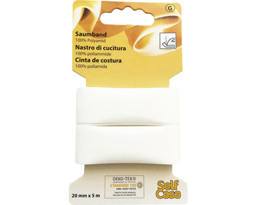 Ourlet en polyamide, 20 mm x 5 m