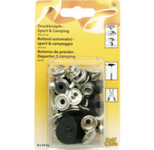 Boutons-pression en laiton pour sport et camping dans un emballage