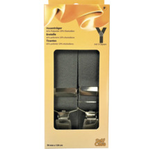 Hosenträger aus Polyester und Elastodien mit Clips im Karton