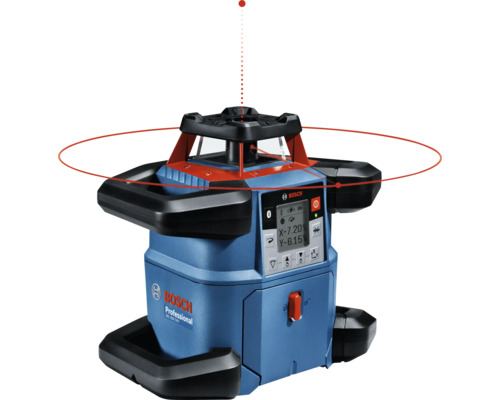 Bosch Logo Rotationslaser mit Laserstrahl