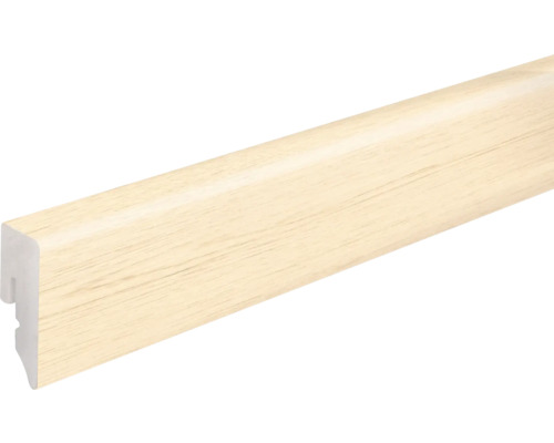 Sockelleiste PVC KU048L Eiche Pure hell 2400 x 38,5 x 15 mm Sockelleiste aus Holz