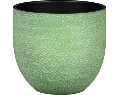 Blumentopf Passion for Pottery Steinzeug 14 x 14 x 12 cm grün