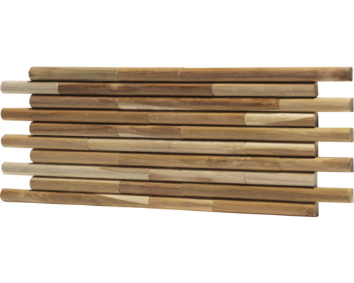 Tapis de mosaïque en bâtons de bois