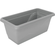 Jardinière en plastique grise