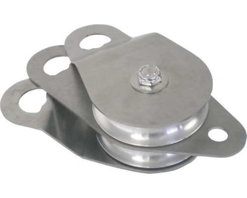 Poulie double en métal