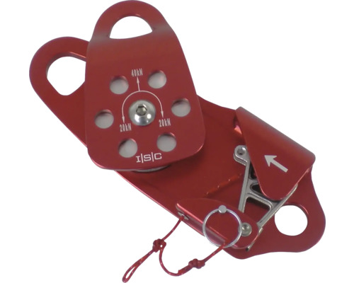 Roter ISC Seilklemme mit einer Tragkraft von 40 kN