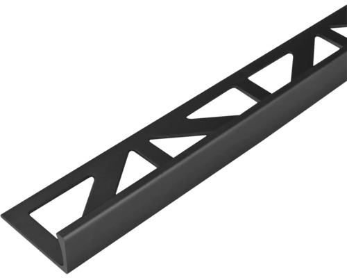 Profilé de finition DURAL Durosol noir 2 x 10 mm