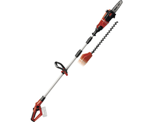 Élagueuse et taille-haie à batterie avec manche télescopique