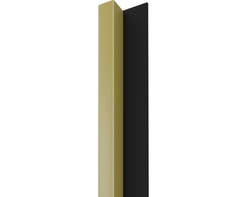 Panneau décoratif Linea Slim 1 or noir 30x54x2650 mm Panneau décoratif Linea Slim 1 or noir 30x54x2650 mm