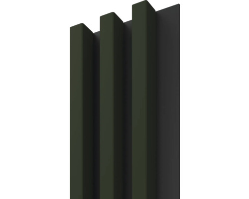 Panneau décoratif Linea Slim 3 vert noir 30x150x2650 mm Panneau décoratif Linea Slim 3 vert noir 30x150x2650 mm