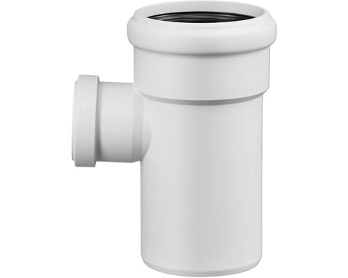 Dérivation transition vers pointe HT 87,5° SKOLANsafe® DN 90/50 mm Tuyau d''évacuation en T en plastique