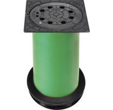 Pièce rapportée avec couvercle pour siphon de sol