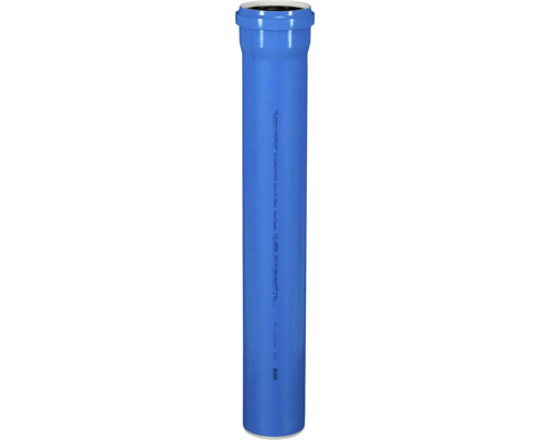 KG2000 SN16 Tube d'eau de pluie bleu DN 160 mm L = 6000 mm Tuyau en plastique bleu avec manchon