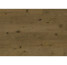 Plancher en bois de chêne avec nœuds