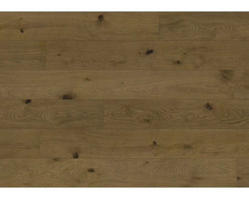Plancher en bois de chêne avec nœuds