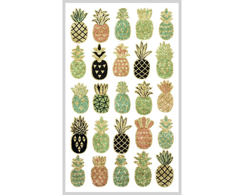 Ministickers enfants ananas 25 pces