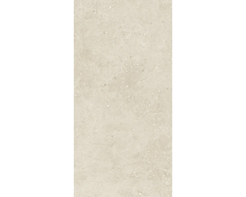 Dalle de terrasse en grès cérame fin Rock beige bord rectifié 120 cm x 60 cm x 2 cm Carreau de sol rectangulaire pour l'intérieur