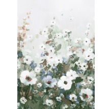 Blumenmuster mit weißen Blüten
