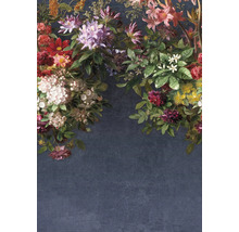 Papier peint à motifs floraux avec différentes fleurs