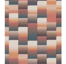 Motif de papier peint graphique avec des rectangles arrondis
