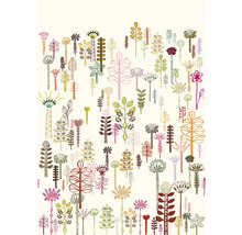 Illustration verschiedener Pflanzen auf hellem Hintergrund