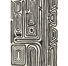 Abstraktes Muster mit geometrischen Formen und Linien