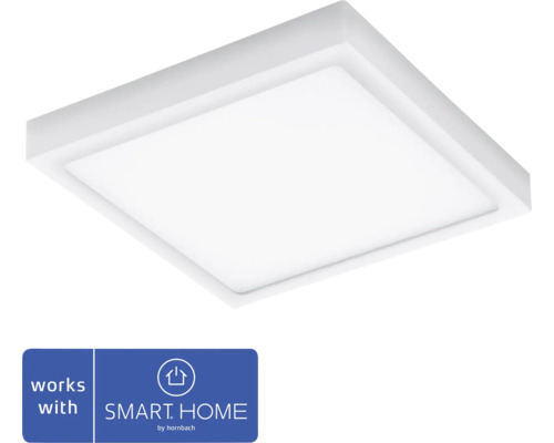 Plafonnier extérieur LED 22W 2600 lm 2700-6500 K 30x30 cm Argolis Crosslink blanc