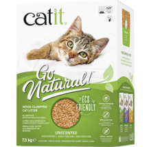Litière agglomérante en bois Catit dans un emballage de 7,5 kilogrammes