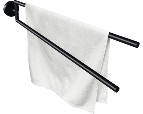 Porte-serviettes à deux bras avec une serviette