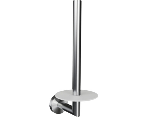 Toilettenpapierhalter aus Edelstahl mit Ablage