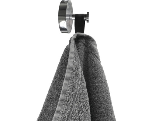 Handtuchhalter aus Edelstahl mit Handtuch