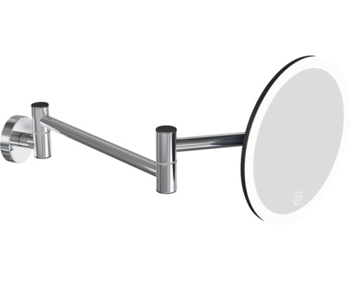 Miroir mural réglable avec éclairage pour la salle de bain