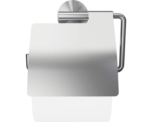 Toilettenpapierhalter aus Metall mit Deckel