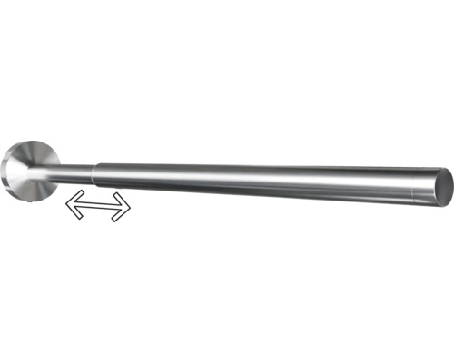 Tringle de rideau de douche extensible en métal