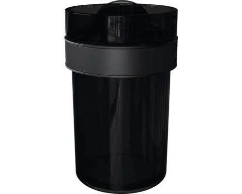 Schwarzer Vorratsbehälter