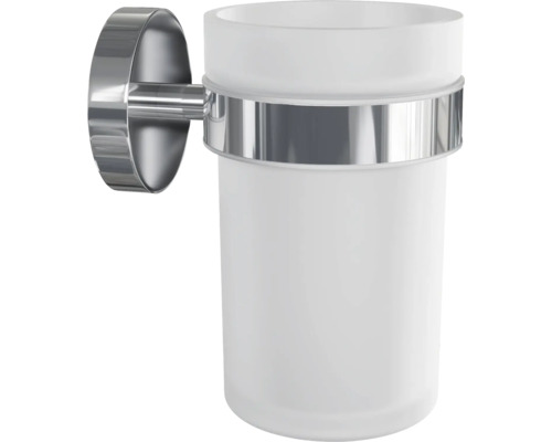 Wand-Zahnputzbecherhalter mit Glas